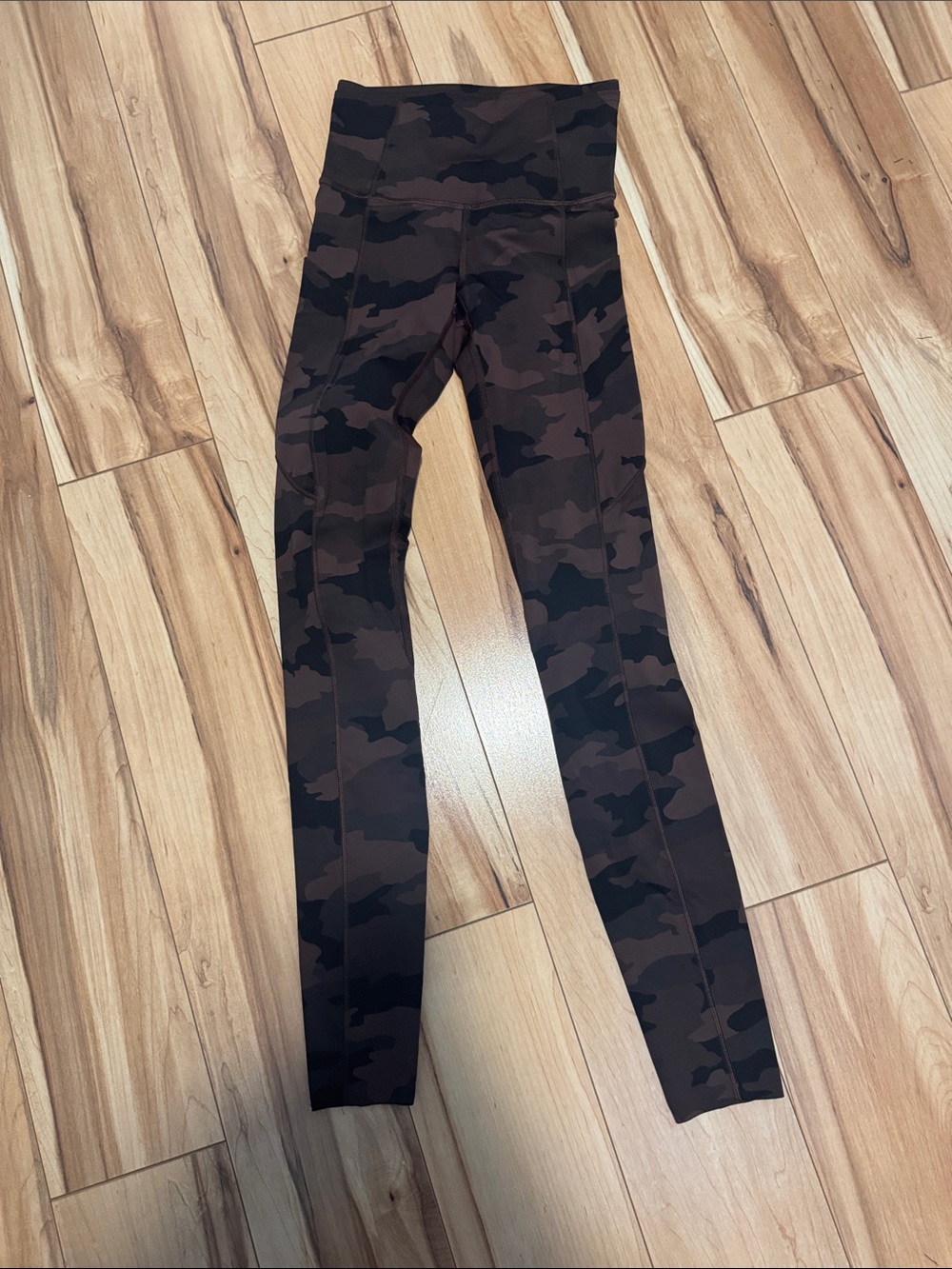 Lululemon Camo High-Waist Leggings - Brown 2